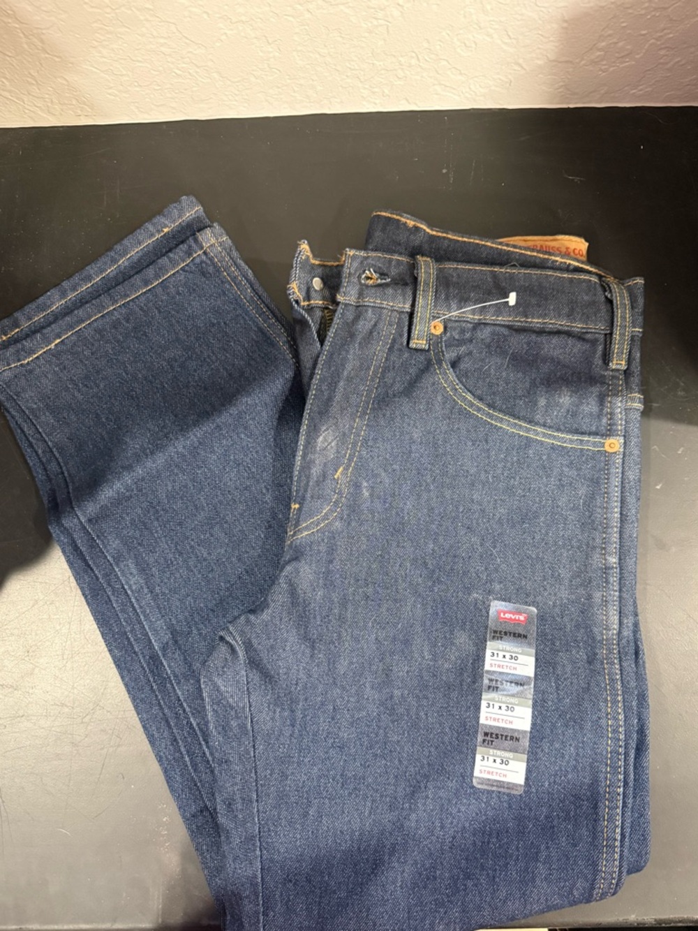 Levi's Men's Blue Western Fit Jeans 31x30